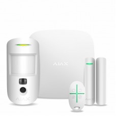Ajax StarterKit Cam HDR (8EU) UA white комплект охоронної сигналізації 
