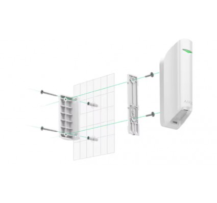 Ajax MotionProtect Curtain (8EU) ASP white датчик-штора Ajax MotionProtect Curtain (8EU) ASP white датчик-штора