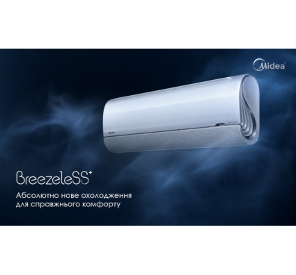 Кондиціонер MIDEA Breezeless DC Inverter FA-09N8D6-I/FA-09N8D6-O Inverter