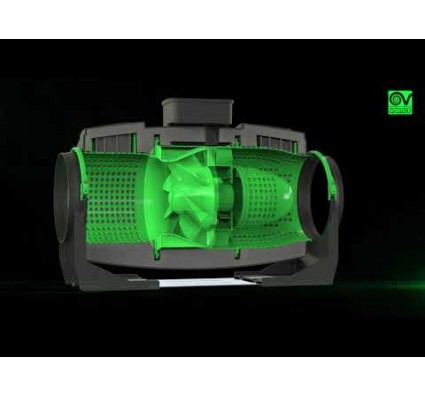 Круглый канальный вентилятор Vortice Lineo 100 T Quiet