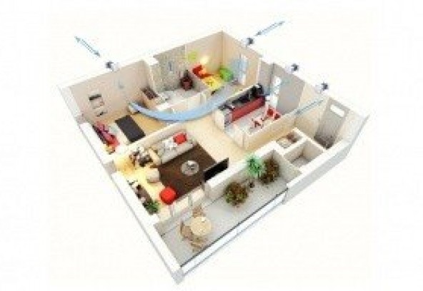 Квартира 49м2. Бюджетная вентиляция в квартире с помощью бытовых рекуператоров