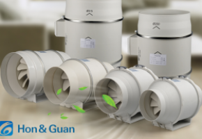 Огляд круглих канальних вентиляторів Hon&amp;Guan