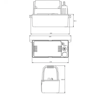Конденсатний насос Microdam Apollo Silence MD600PSW Конденсатний насос Microdam Apollo Silence MD600PSW