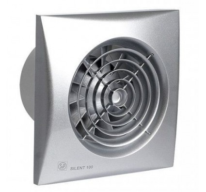 Бытовой вентилятор для ванной Soler&Palau SILENT-100 CHZ SILVER