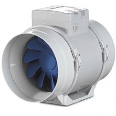 Круглый канальный вентилятор Blauberg TURBO 125 max серо-голубой