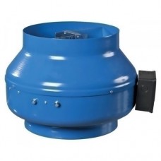 Круглый канальный вентилятор Вентс ВКМ 150 Б (бурый короб)