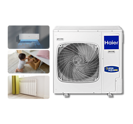 Тепловий насос Haier Super Aqua AU052FYCRA(HW)
