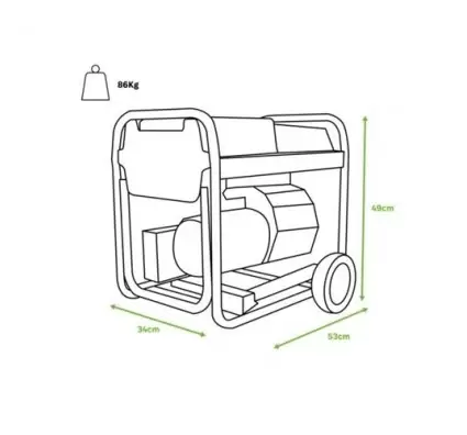 Генератор дизельний Genergy Limited 3000D 3кВт