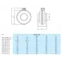 Круглый канальный вентилятор Salda VKAP 200 MD 3.0