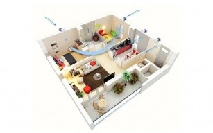 Квартира 49м2. Бюджетная вентиляция в квартире с помощью бытовых рекуператоров