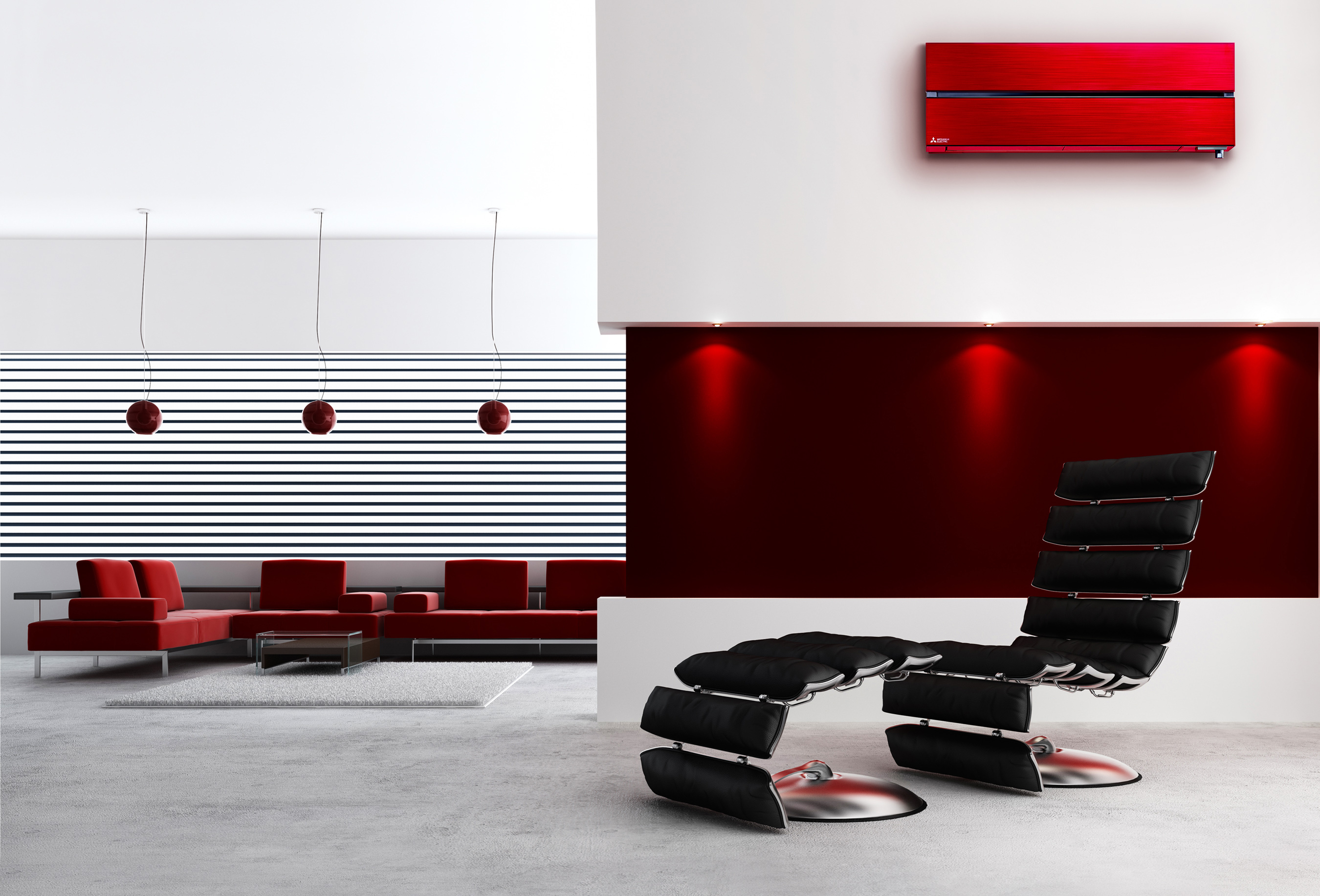 Рубиново-красный Mitsubishi Electric MSZ-LN